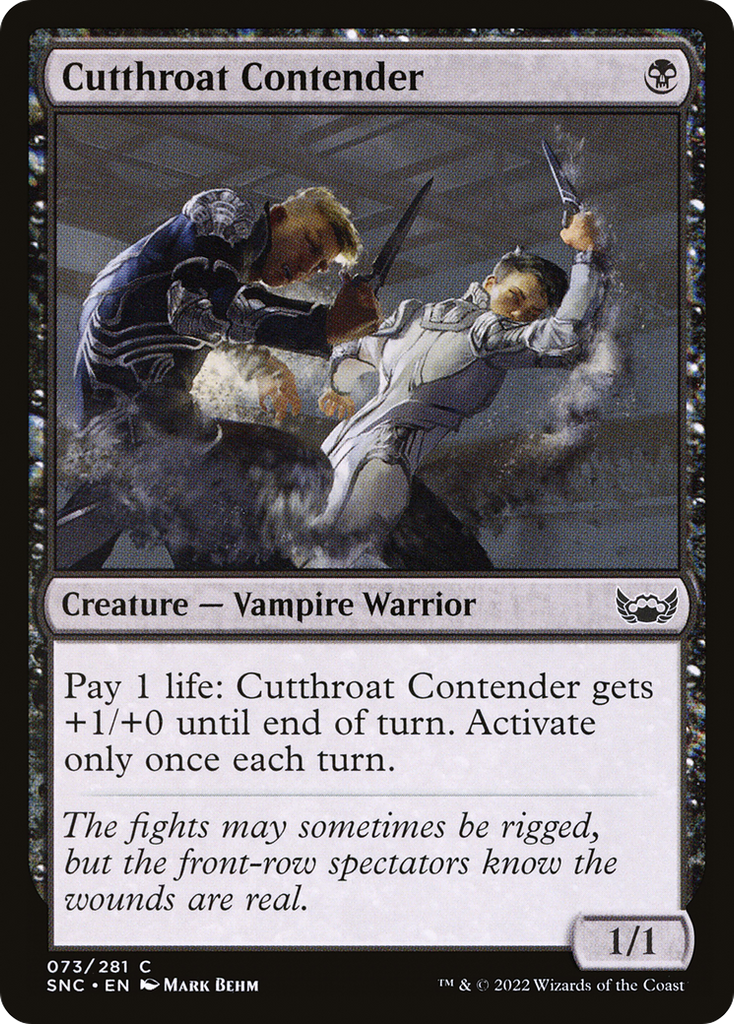 Magic: The Gathering - Cutthroat Contender Foil - Streets of New Capenna