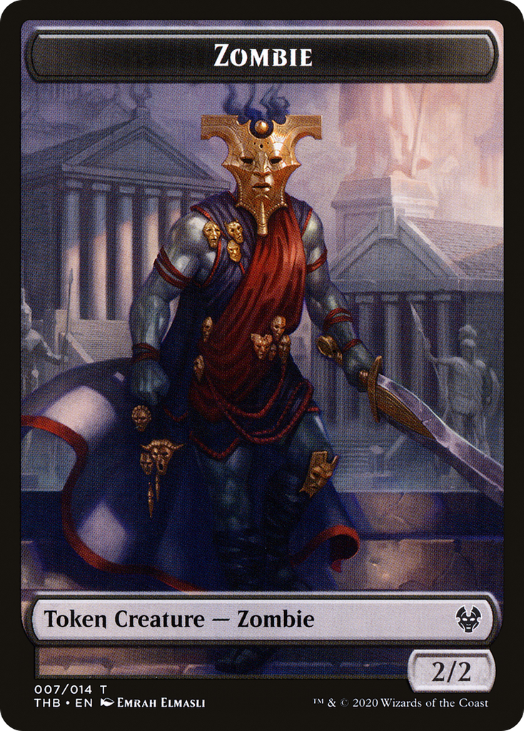 Magic: The Gathering - Zombie Token - Theros Beyond Death Tokens