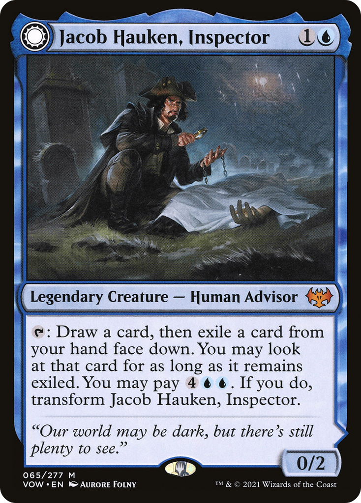 Magic: The Gathering - Jacob Hauken, Inspector // Hauken's Insight - Innistrad: Crimson Vow