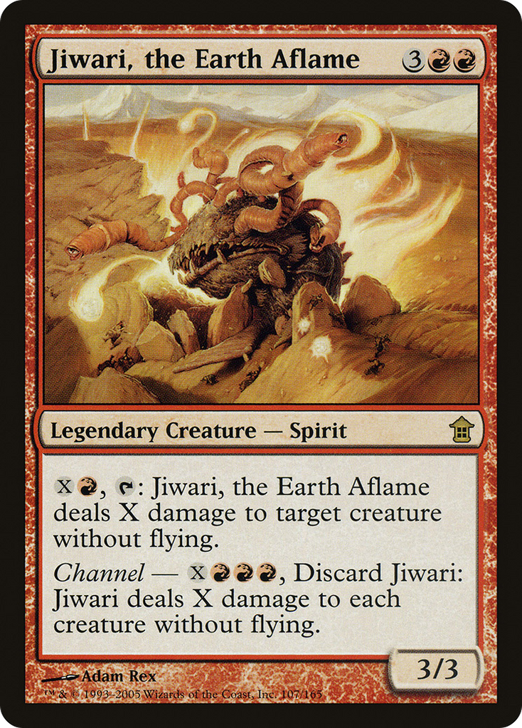 Magic: The Gathering - Jiwari, the Earth Aflame - Saviors of Kamigawa