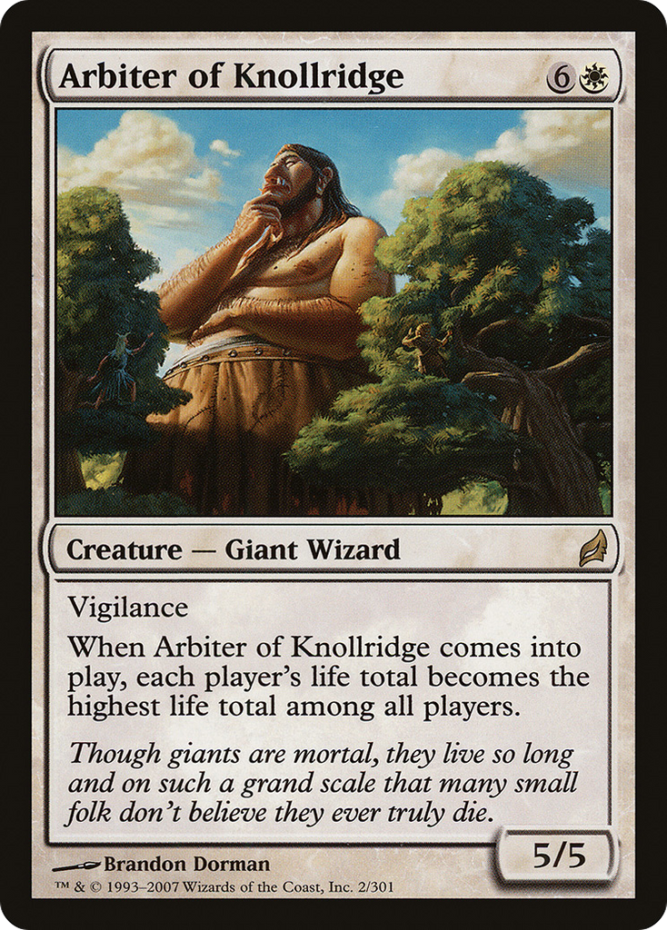 Magic: The Gathering - Arbiter of Knollridge - Lorwyn