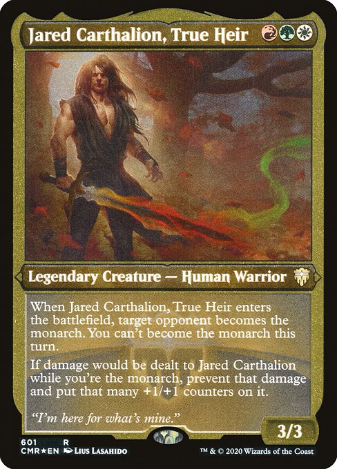 Magic the Gathering - Jared Carthalion, True Heir Foil - Commander Legends