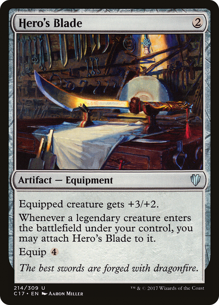 Magic: The Gathering - Hero's Blade - Commander 2017