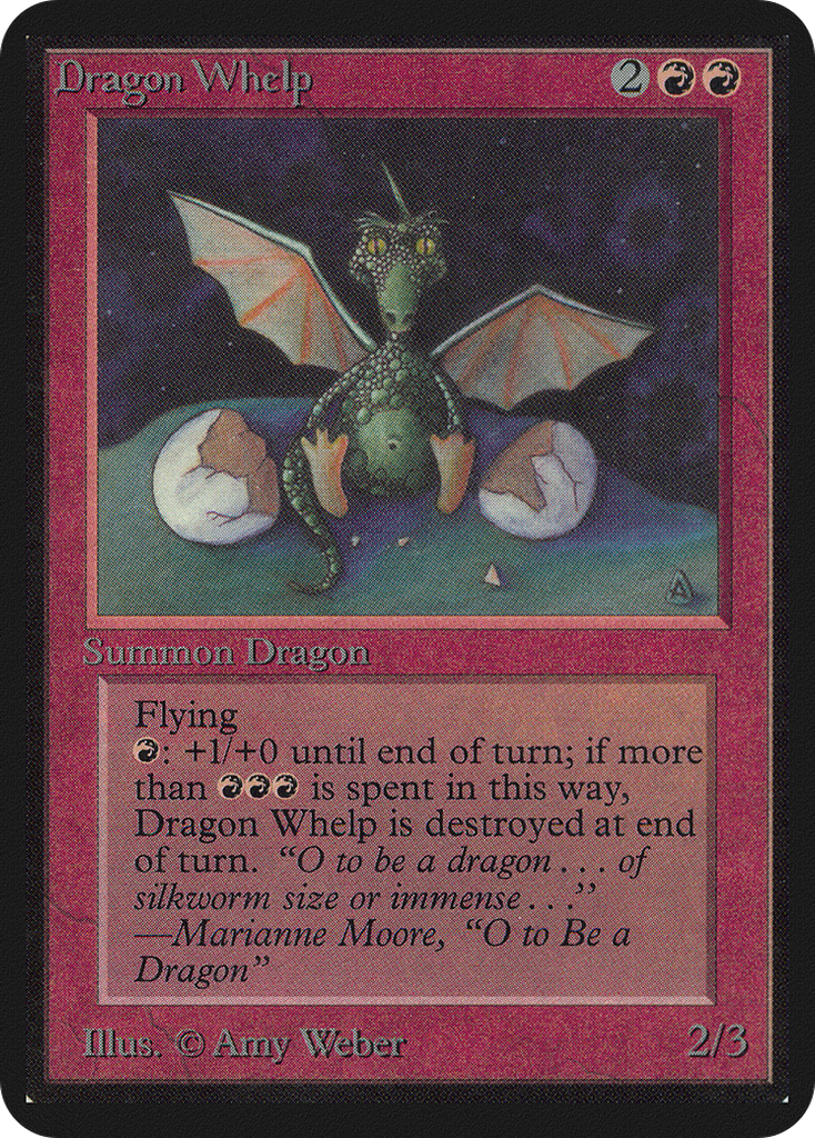 Magic: The Gathering - Dragon Whelp - Limited Edition Alpha