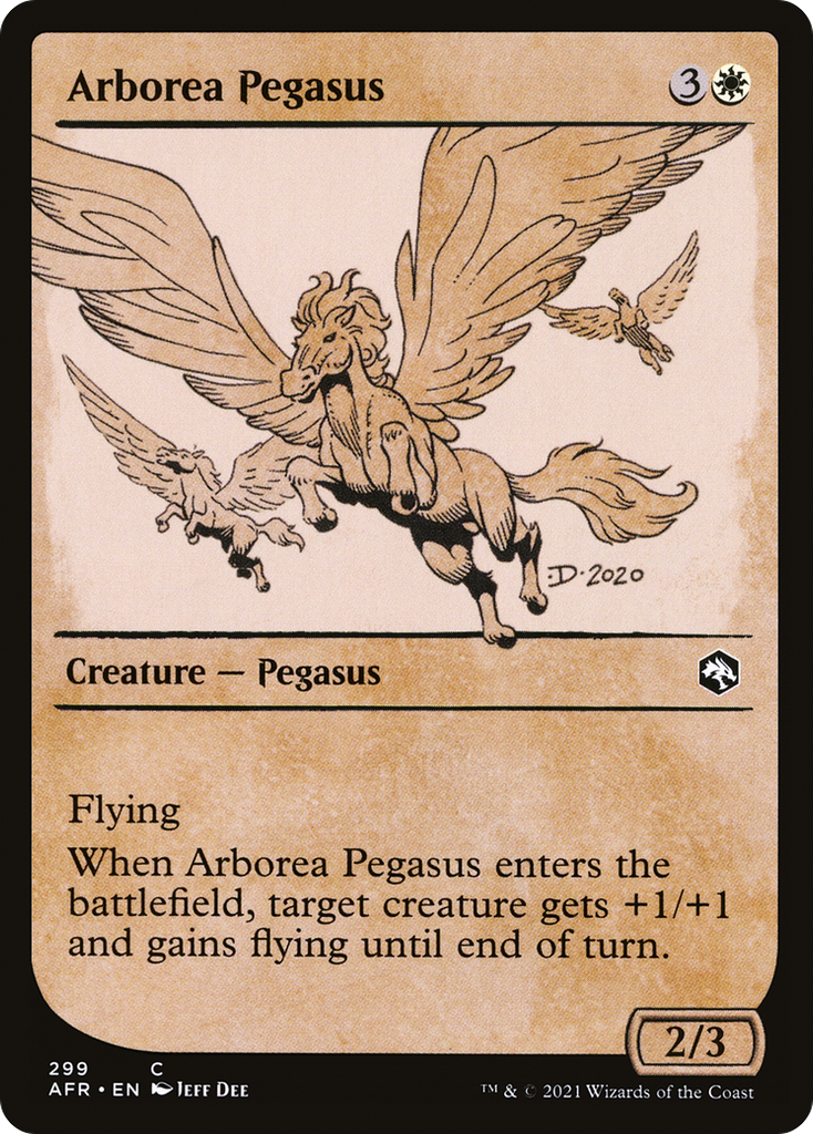 Magic: The Gathering - Arborea Pegasus Foil - Adventures in the Forgotten Realms