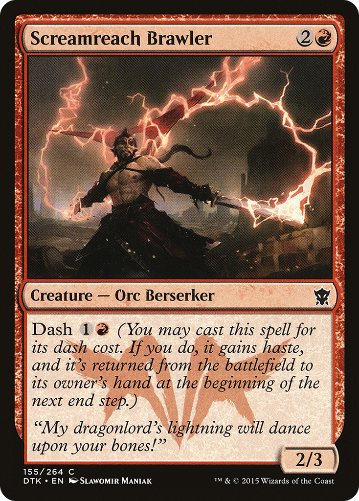 Magic: The Gathering - Screamreach Brawler - Dragons of Tarkir