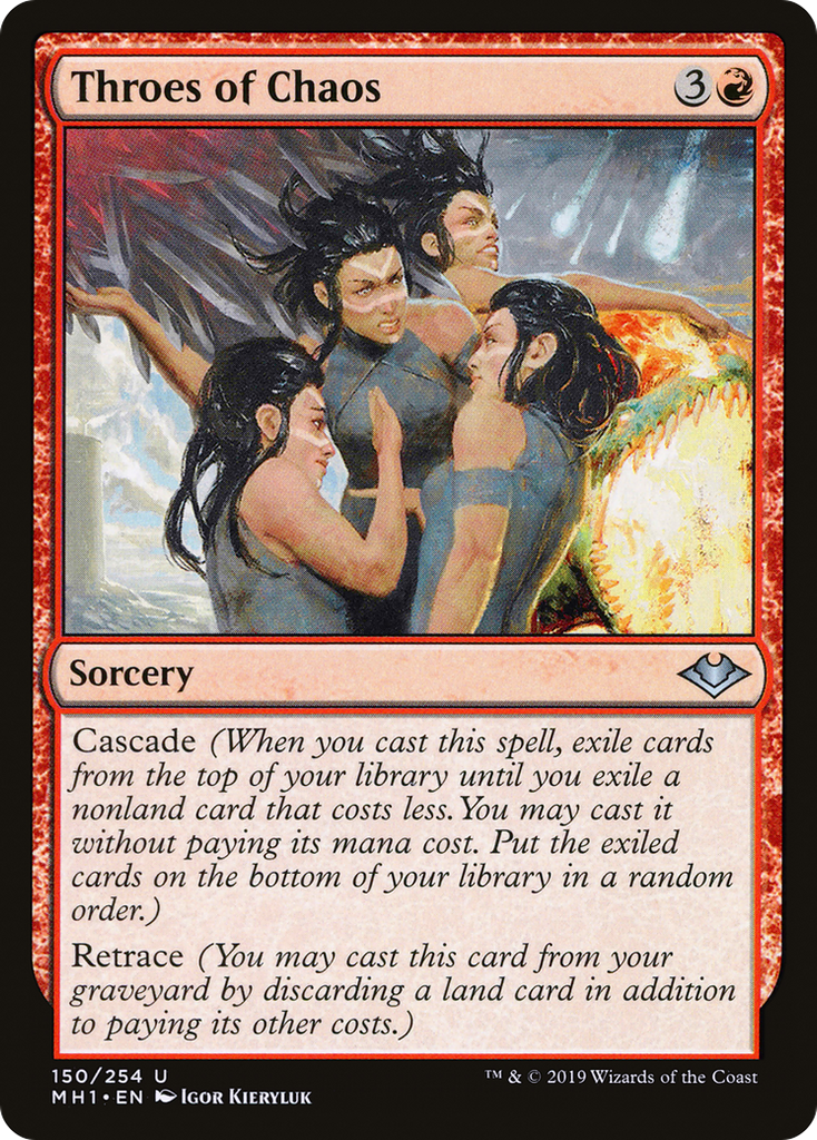 Magic: The Gathering - Throes of Chaos Foil - Modern Horizons