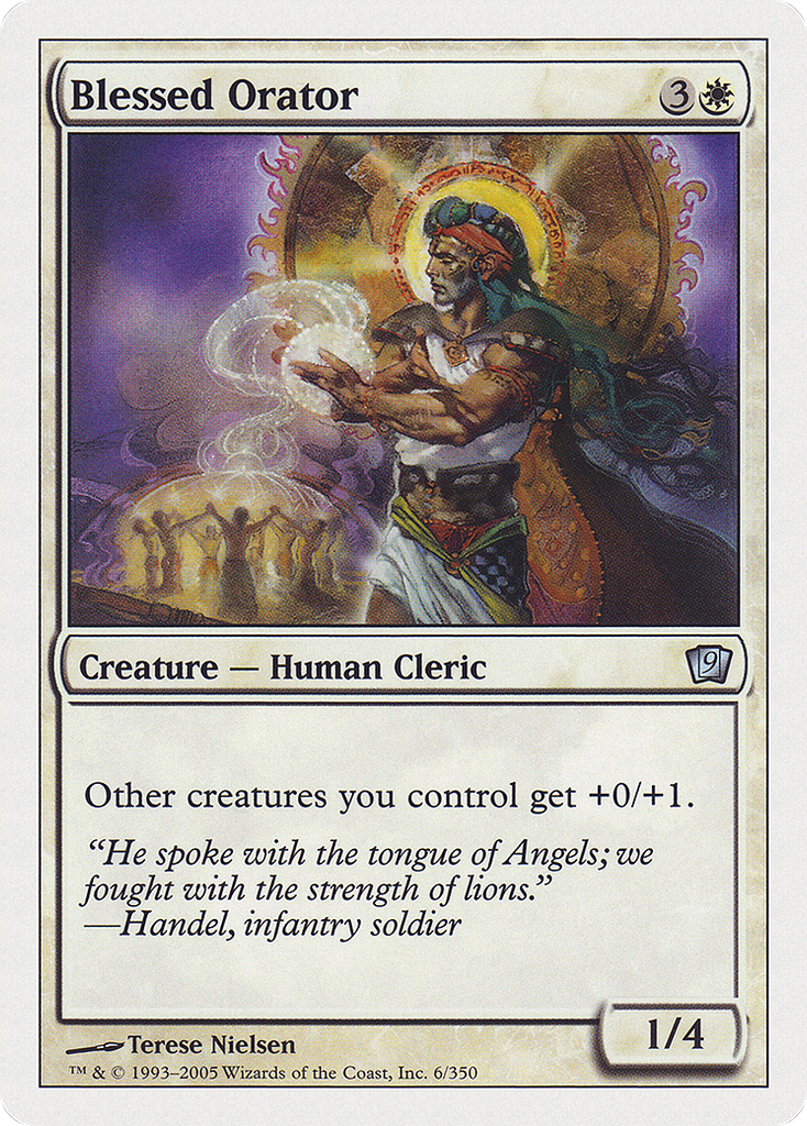 Magic: The Gathering - Blessed Orator - Ninth Edition
