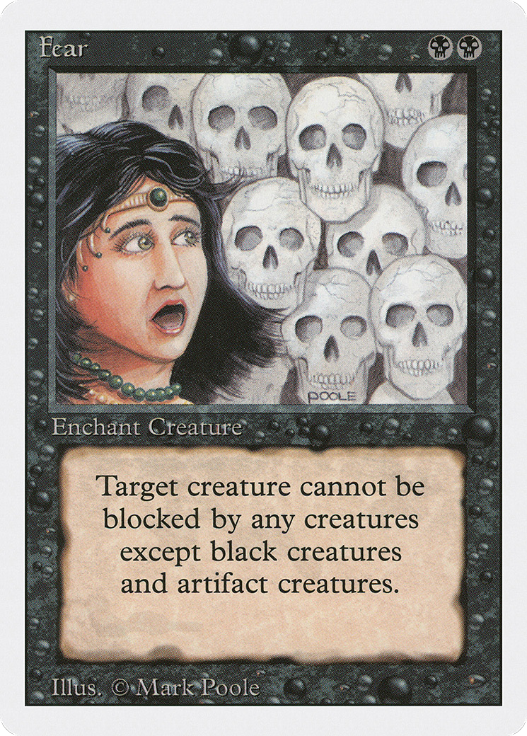 Magic: The Gathering - Fear - Revised Edition