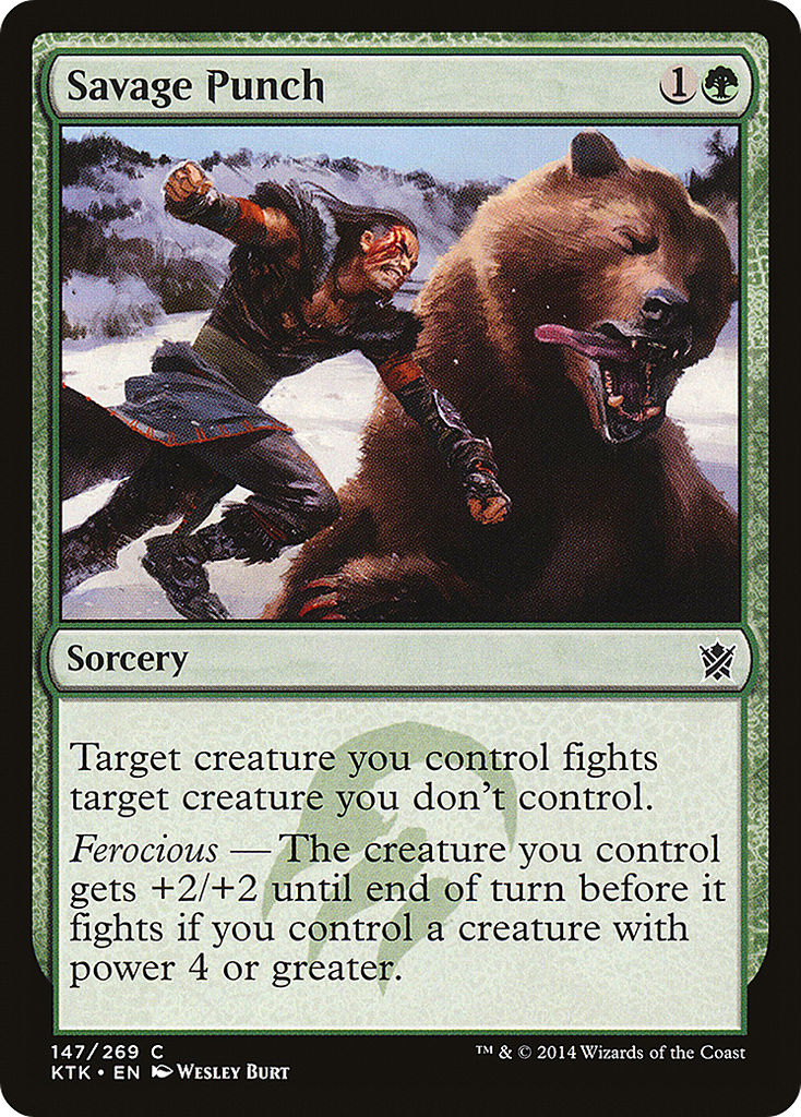 Magic: The Gathering - Savage Punch - Khans of Tarkir