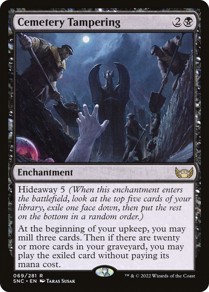 Magic: The Gathering - Cemetery Tampering Foil - Streets of New Capenna