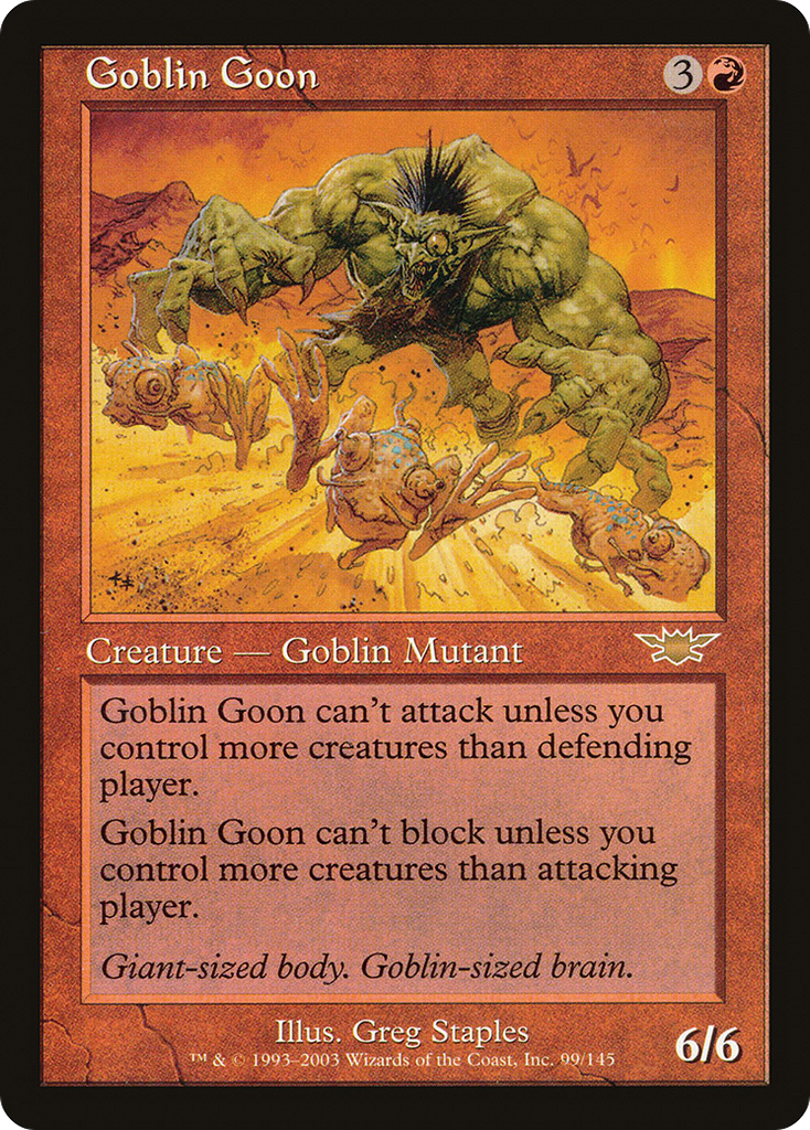 Magic: The Gathering - Goblin Goon - Legions