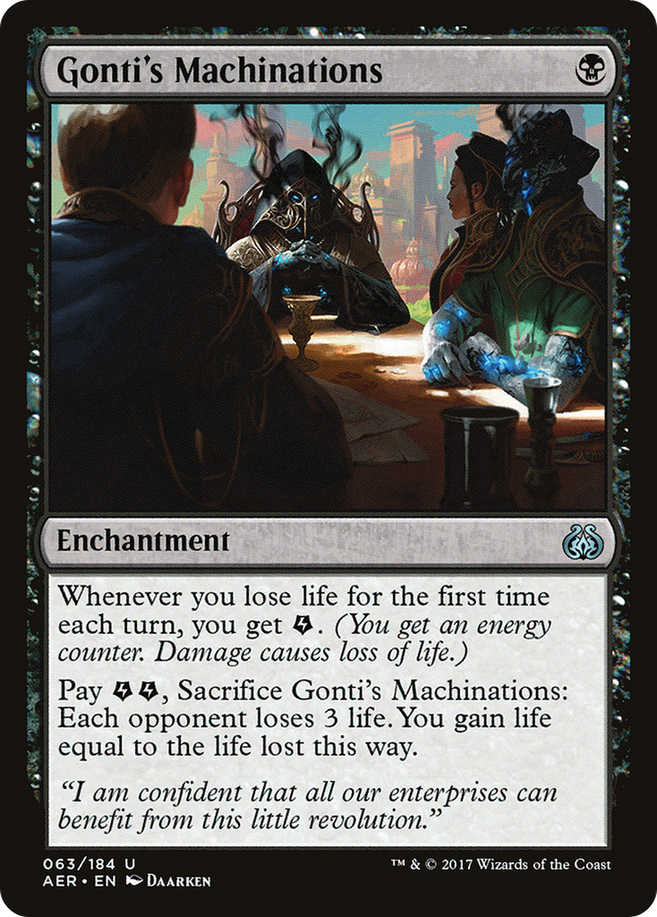 Magic: The Gathering - Gonti's Machinations - Aether Revolt