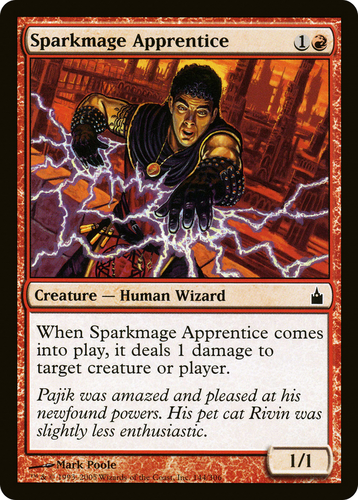 Magic: The Gathering - Sparkmage Apprentice - Ravnica: City of Guilds