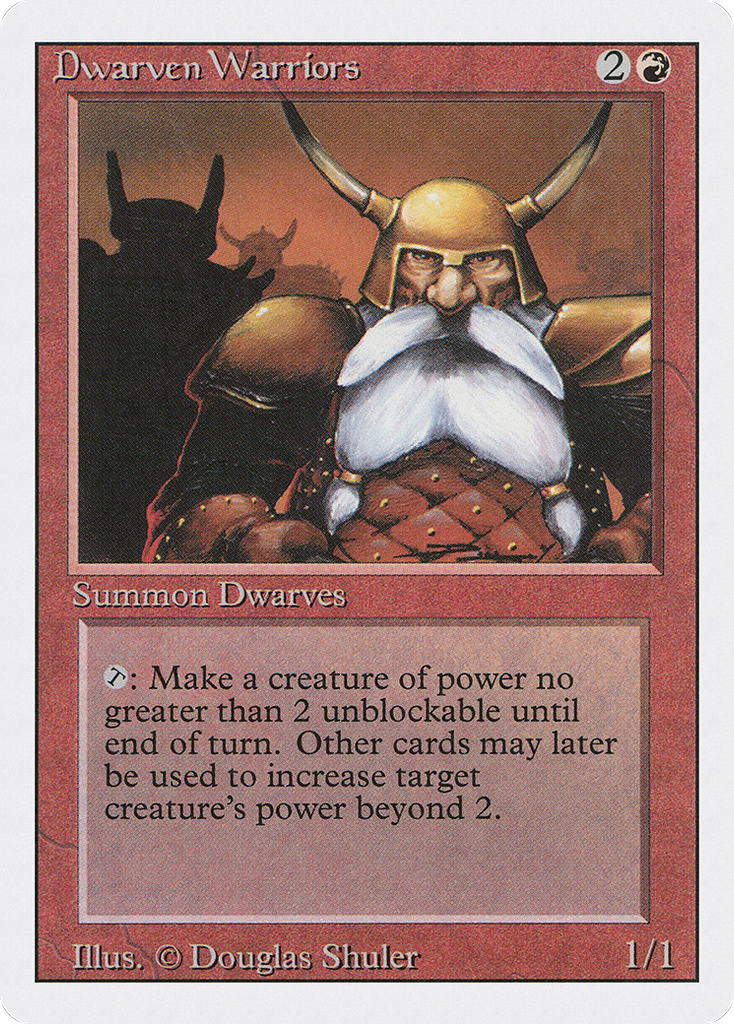 Magic: The Gathering - Dwarven Warriors - Revised Edition