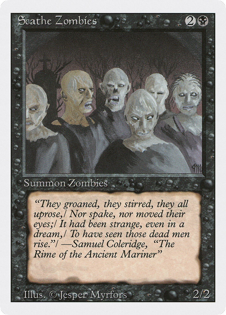 Magic: The Gathering - Scathe Zombies - Revised Edition