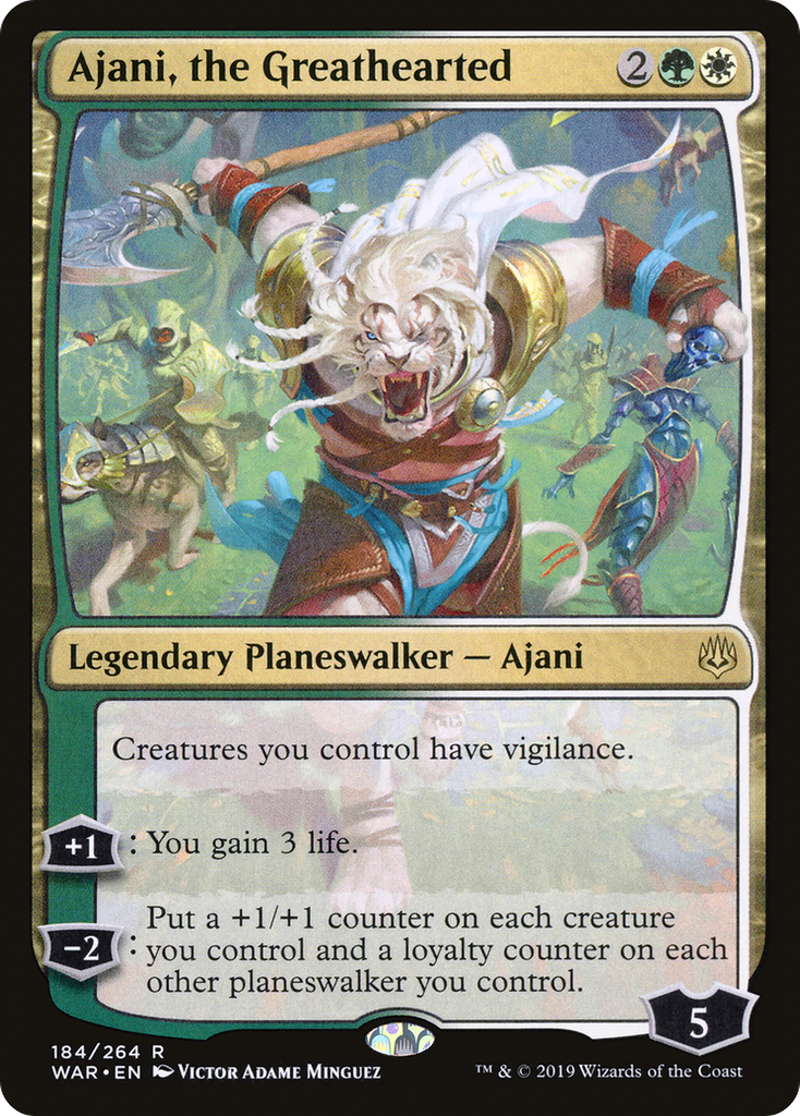 Magic: The Gathering - Ajani, the Greathearted - War of the Spark
