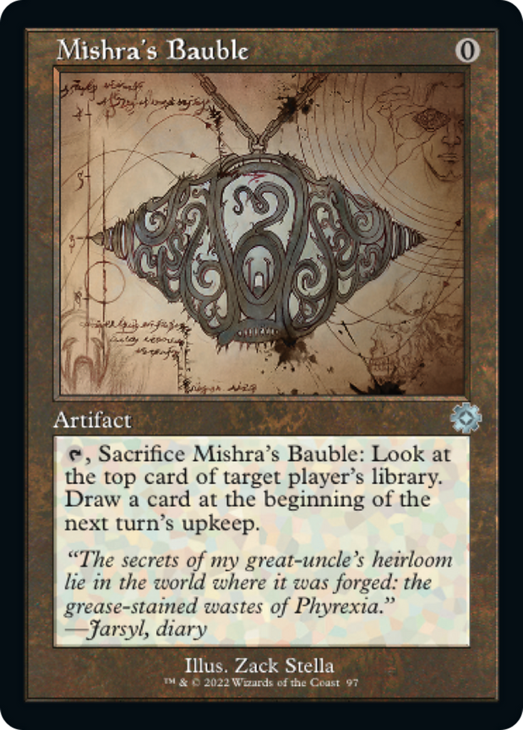 Magic: The Gathering - Mishra's Bauble - The Brothers' War Retro Artifacts