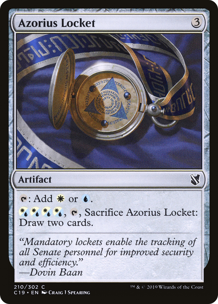 Magic: The Gathering - Azorius Locket - Commander 2019