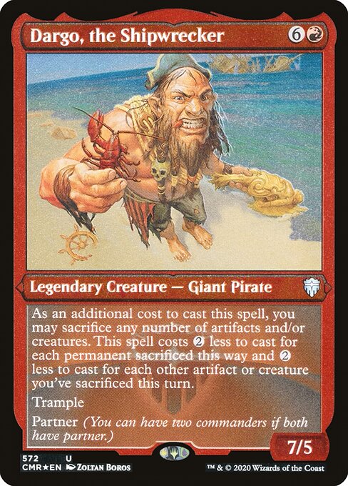 Magic the Gathering - Dargo, the Shipwrecker Foil - Commander Legends