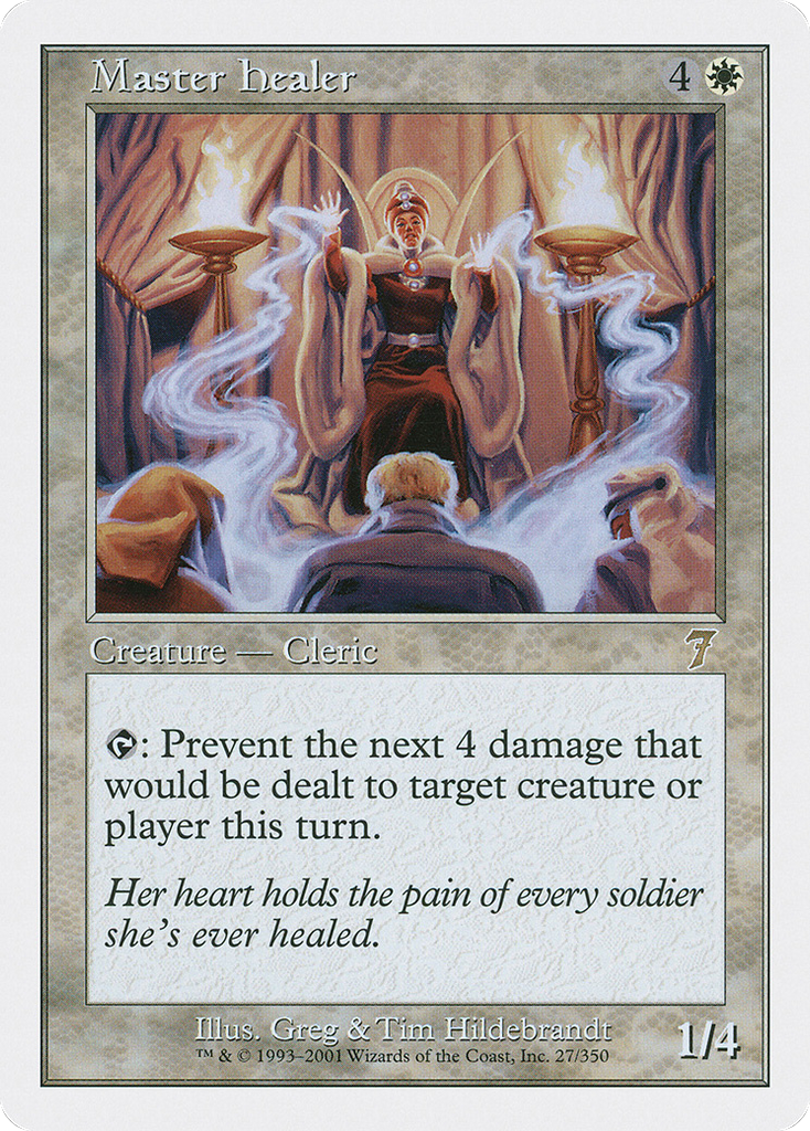 Magic: The Gathering - Master Healer - Seventh Edition