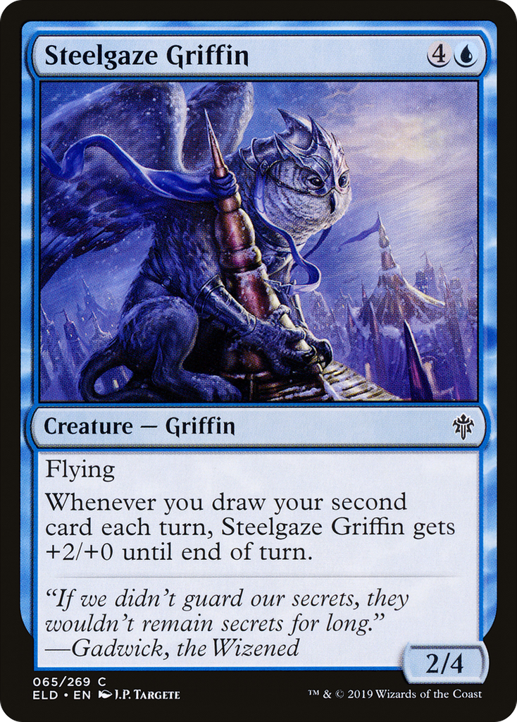 Magic: The Gathering - Steelgaze Griffin - Throne of Eldraine