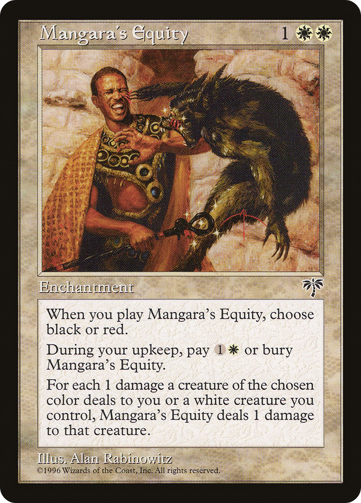 Magic: The Gathering - Mangara's Equity - Mirage