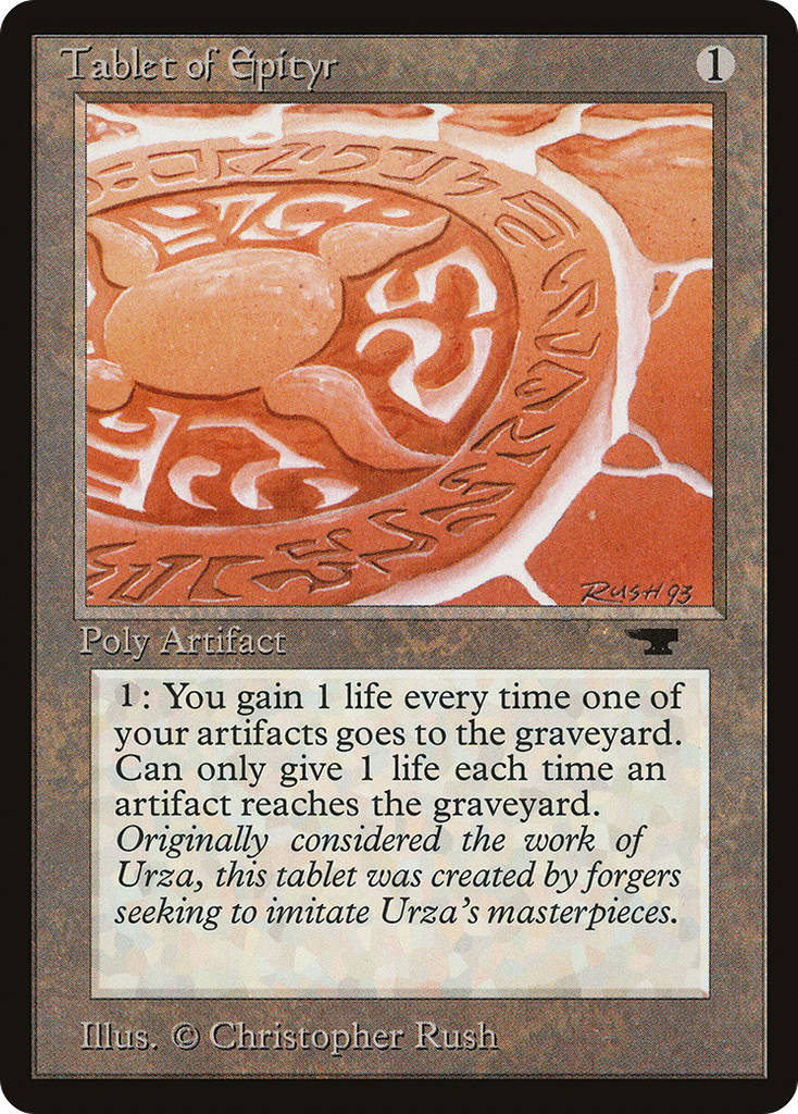 Magic: The Gathering - Tablet of Epityr - Antiquities