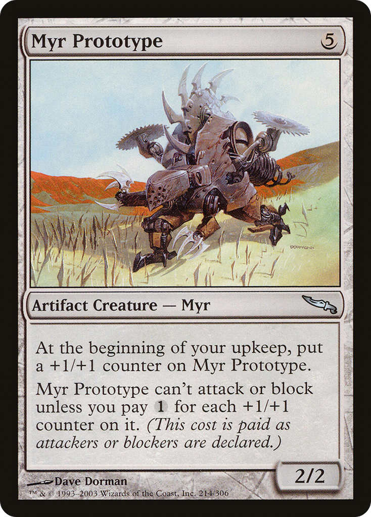 Magic: The Gathering - Myr Prototype - Mirrodin