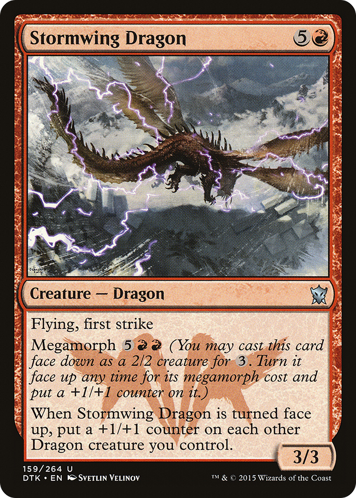 Magic: The Gathering - Stormwing Dragon - Dragons of Tarkir