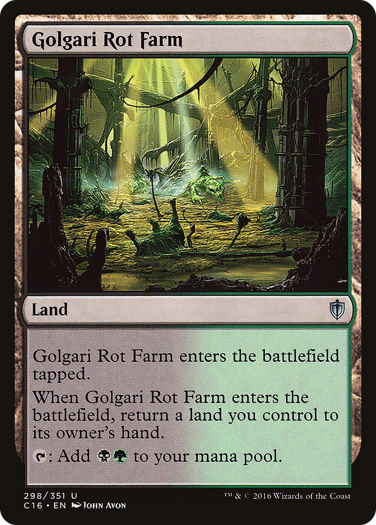 Magic: The Gathering - Golgari Rot Farm - Commander 2016