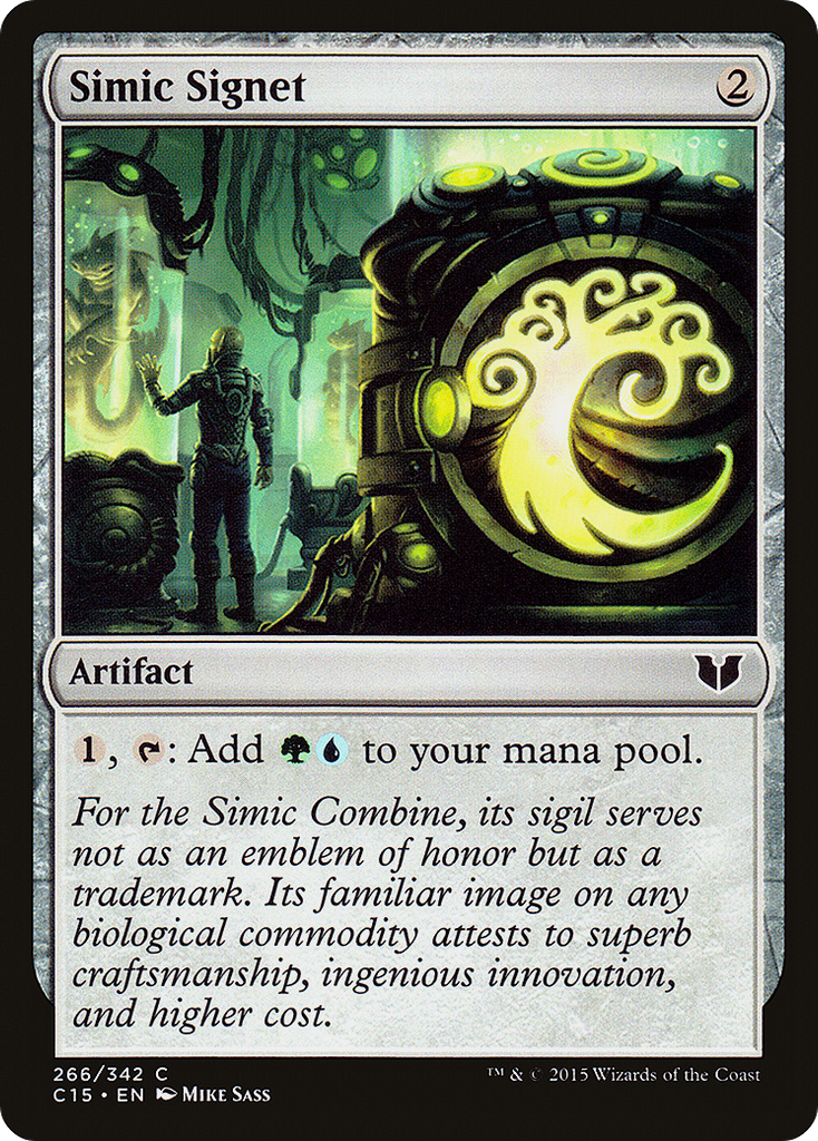 Magic: The Gathering - Simic Signet - Commander 2015