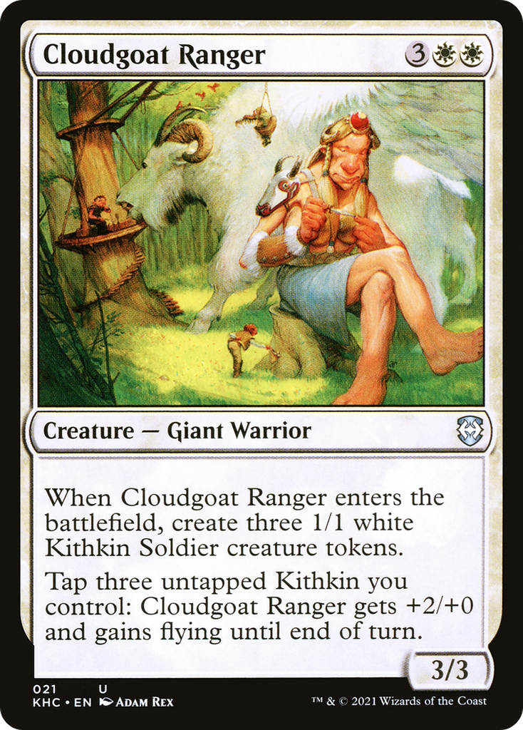 Magic: The Gathering - Cloudgoat Ranger - Kaldheim Commander