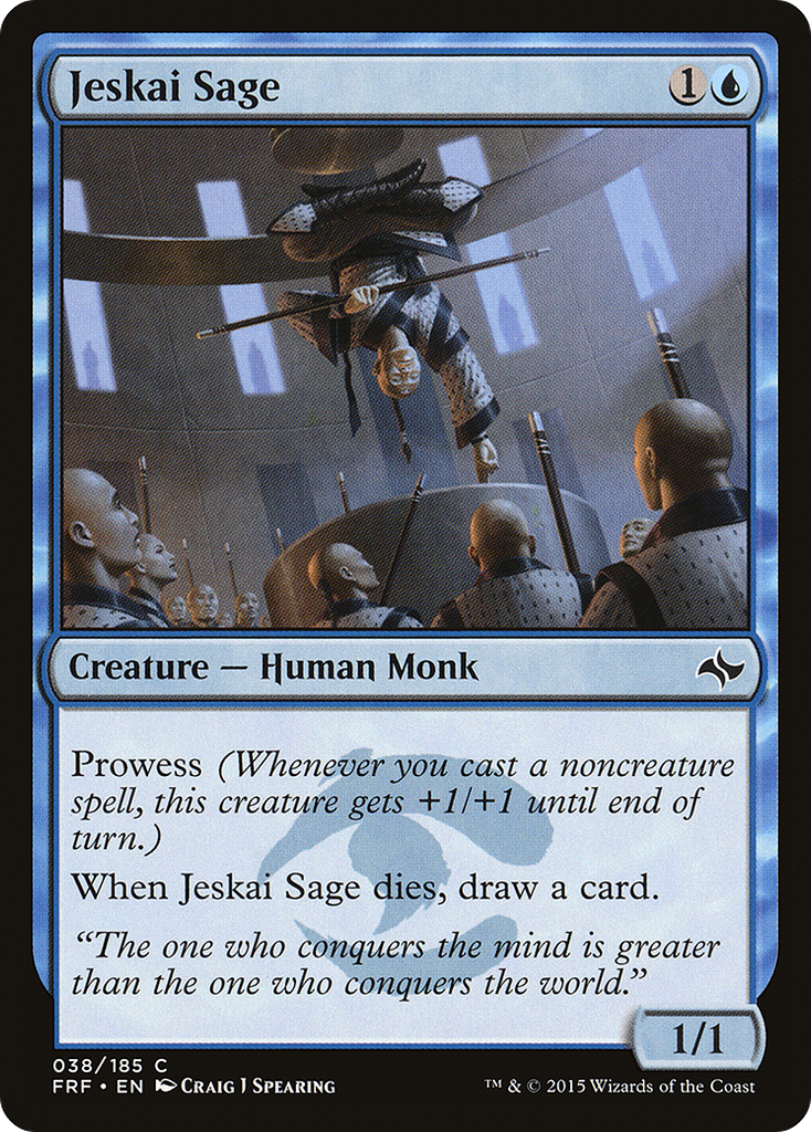 Magic: The Gathering - Jeskai Sage - Fate Reforged