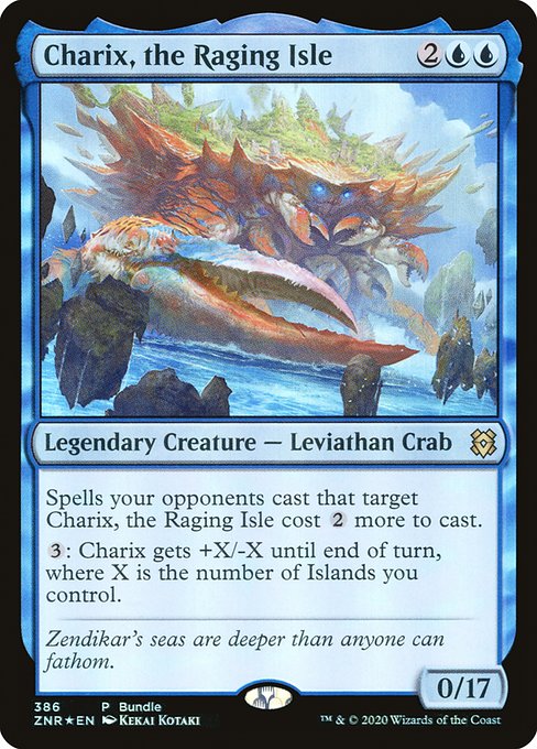 Magic the Gathering - Charix, the Raging Isle Foil - Zendikar Rising