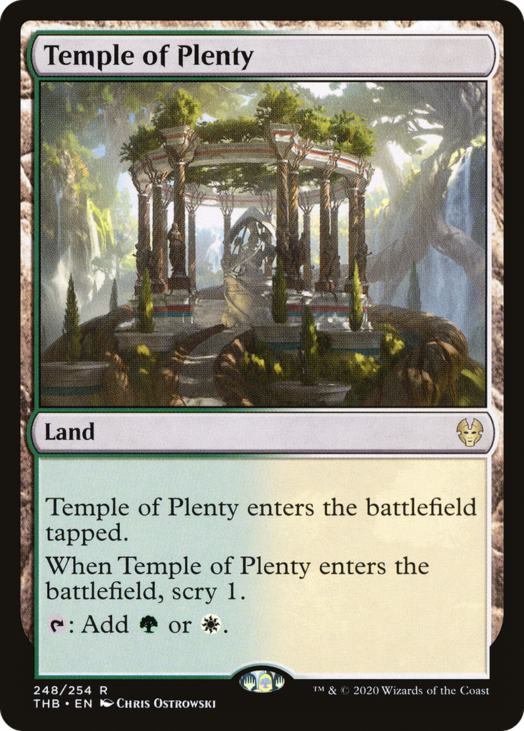 Magic: The Gathering - Temple of Plenty - Theros Beyond Death