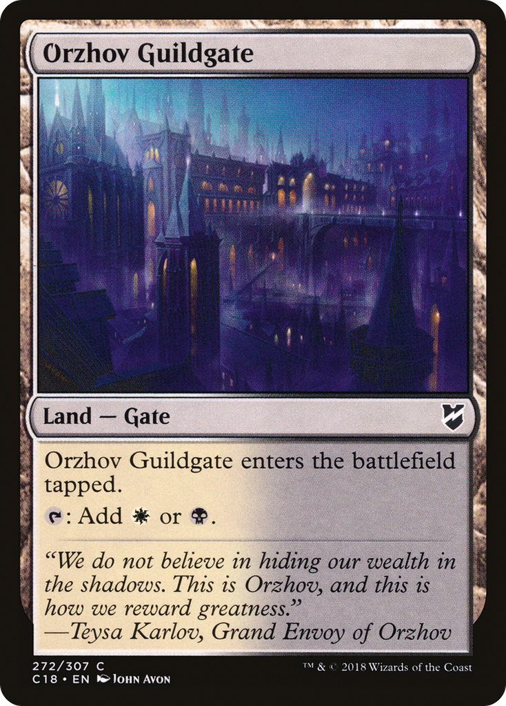 Magic: The Gathering - Orzhov Guildgate - Commander 2018