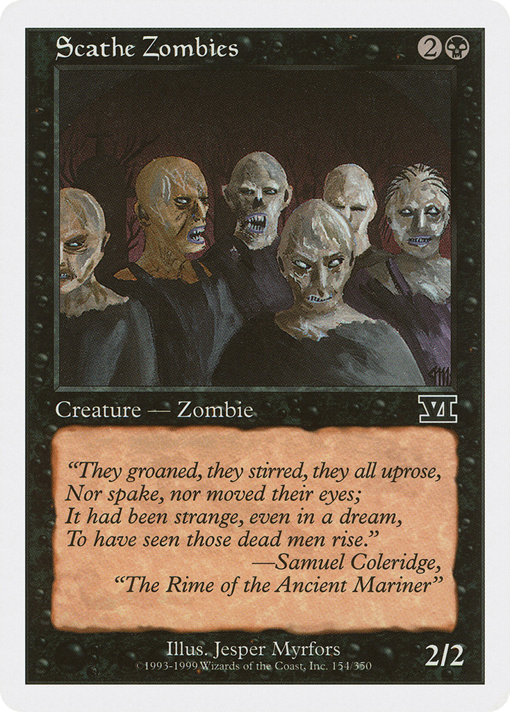 Magic: The Gathering - Scathe Zombies - Classic Sixth Edition