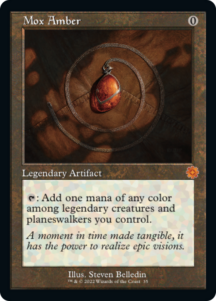 Magic: The Gathering - Mox Amber - The Brothers' War Retro Artifacts