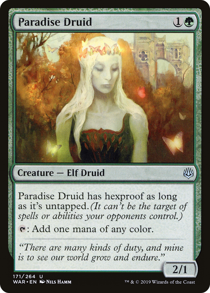 Magic: The Gathering - Paradise Druid - War of the Spark