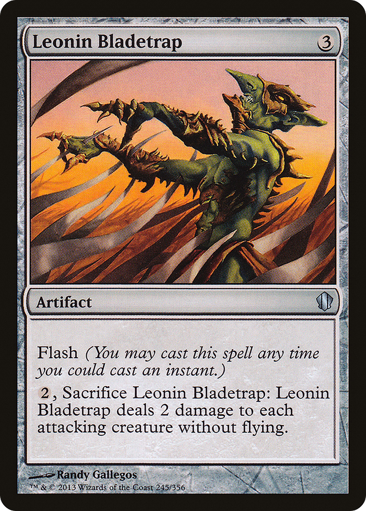 Magic: The Gathering - Leonin Bladetrap - Commander 2013