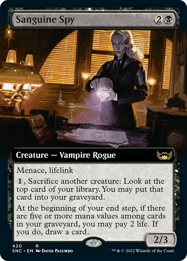 Magic: The Gathering - Sanguine Spy Foil - Streets of New Capenna