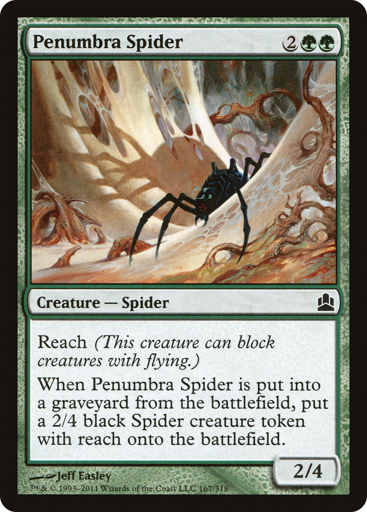 Magic: The Gathering - Penumbra Spider - Commander 2011