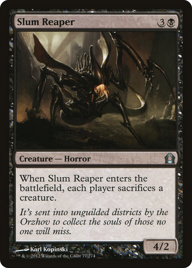 Magic: The Gathering - Slum Reaper - Return to Ravnica