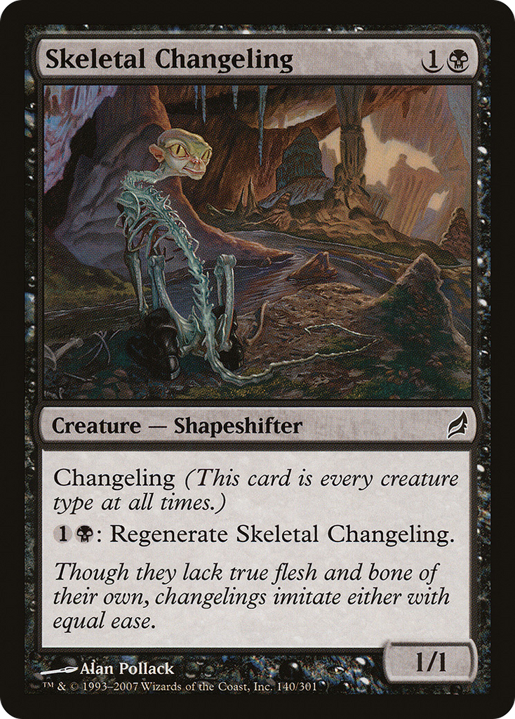 Magic: The Gathering - Skeletal Changeling - Lorwyn