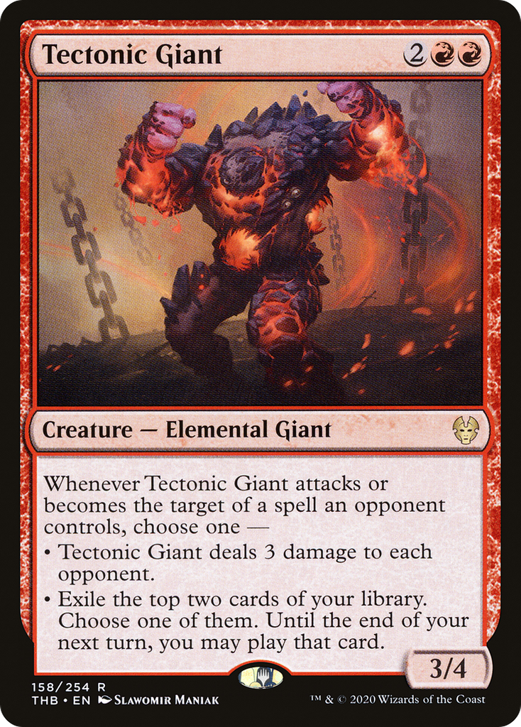 Magic: The Gathering - Tectonic Giant - Theros Beyond Death