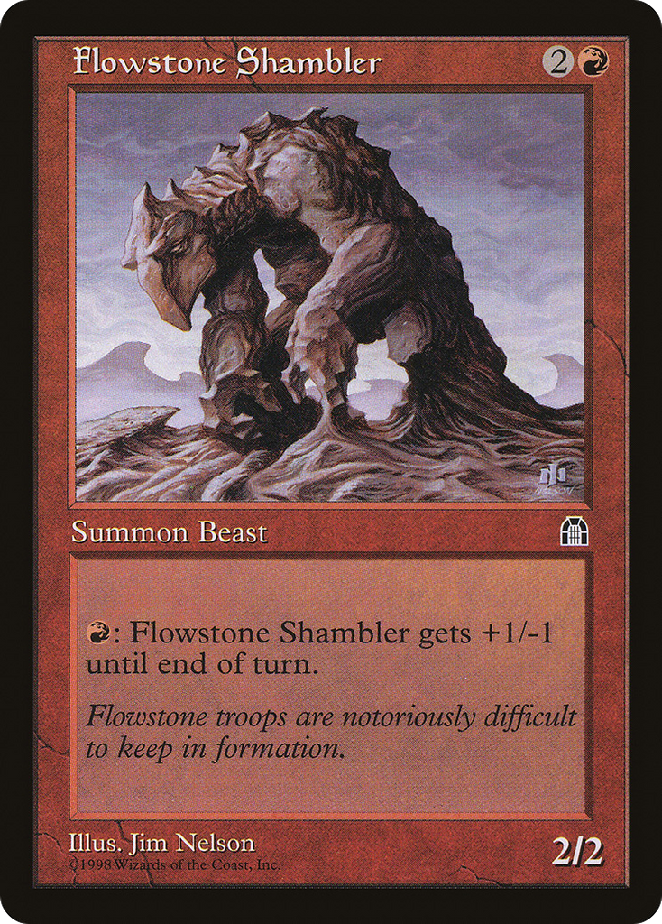 Magic: The Gathering - Flowstone Shambler - Stronghold