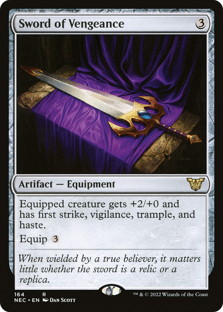 Magic: The Gathering - Sword of Vengeance - Neon Dynasty Commander