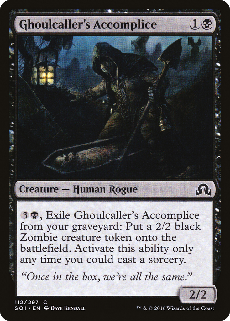 Magic: The Gathering - Ghoulcaller's Accomplice - Shadows over Innistrad