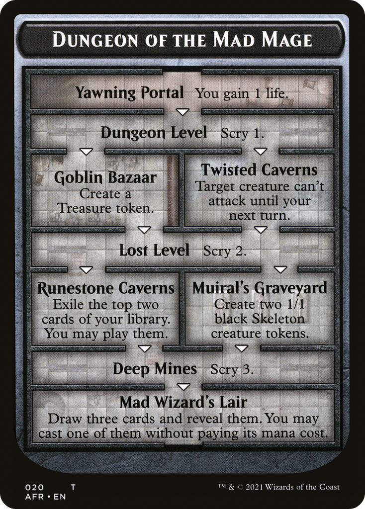 Magic: The Gathering - Dungeon of the Mad Mage - Adventures in the Forgotten Realms Tokens